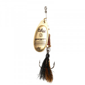 Lingurita Rotativa Dam Effzett Standard Dressed Nr.2, 4g, Gold