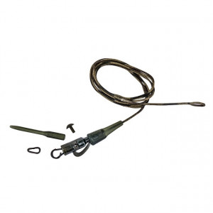 Montura Prologic Safetly Clip MS Leader 80cm, 45lbs, 3buc