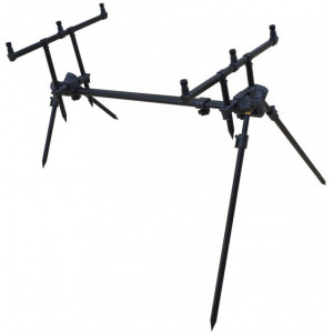 Rod Pod Aluminiu CarpOn Sky, Negru, 3 Posturi