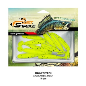 Shad Fast Strike Magnet Perch, Lime Ghost, 5cm, 1.6g, 10buc/blister - Img 3