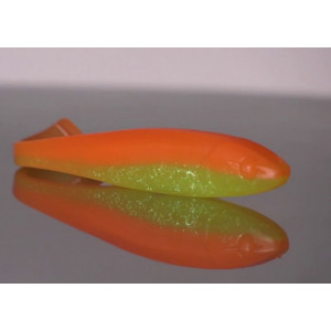 Shad ILLEX Magic Slim Orange Chartreuse, 6.5cm, 12buc - Img 2
