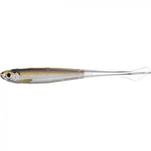 Shad Livetarget Ghost Tail Minnow Drophot, culoare Silver-Brown, 9.5cm, 4buc