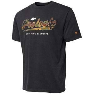 Tricou Prologic Camo Logo Grey Melange