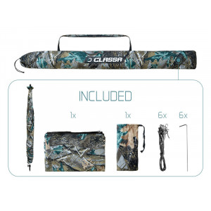 Umbrela cu perete lateral Delphin Classa Camo, 250cm - Img 7