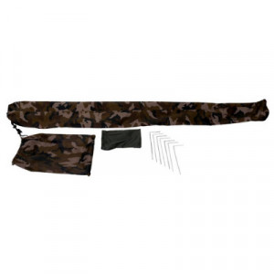 Umbrela Formax Camou Brown cu paravan, 250 cm