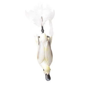 Vobler 3D Hollow Duckling 7,5cm/15g White Savage Gear