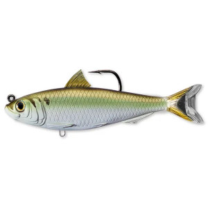 Vobler Live Target Blueback Herring Swimbait, 11.5cm, 21g, Green-Bronze