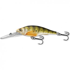 Vobler Livetarget Yellow Perch Jerkbait, culoare Natural-Matte, 7.3cm, 11g