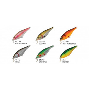 Vobler Slim Shady Floating GB 7cm, 7g Rapture - Img 2