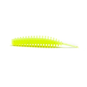 Worm Fast Strike Flexy Worm 5cm, 10buc/plic, Chartreuse Neon - Img 1