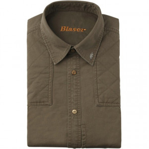Camasa Blaser Twill Modern Fit, Olive - Img 3