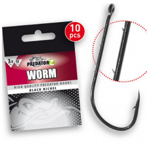 Carlige Carp Zoom Predator-Z Worm, 10 bc