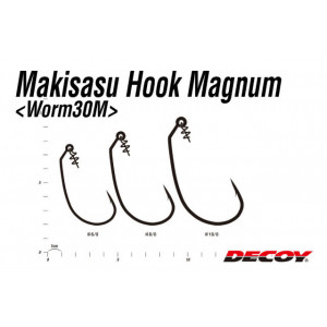 Carlige Offset Decoy Worm 130M Makisasu Magnum
