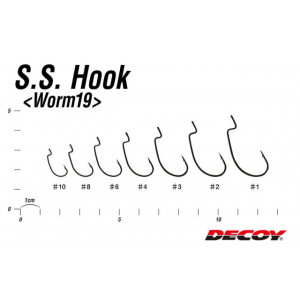 Carlige Offset Decoy Worm 19 S.S