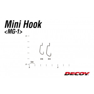 Carlige Offset Decoy Worm Mini Mg