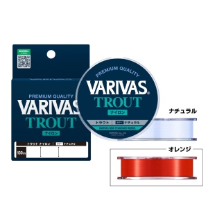 Fir Monofilament Varivas Trout Flash Orange, 100m - Img 2