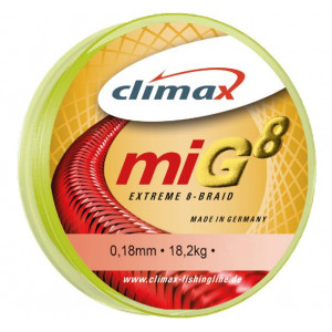 Fir Textil Climax MIG 8, galben fluo, 135m