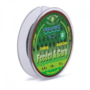 Fir textil Cralusso Feeder&Carp, camuflaj, 10m