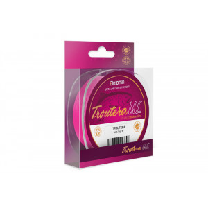 Fir Textil Delphin Troutera UL, Culoare Roz Fluo, 130m