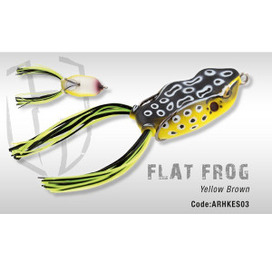 Flat Frog Yellow Brown Herakles