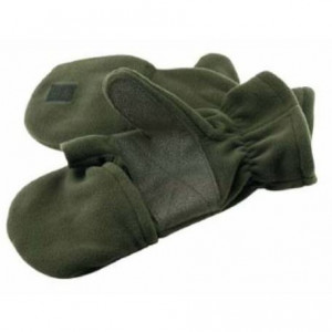 Manusi fleece Treesco cu degete acoperite, kaki