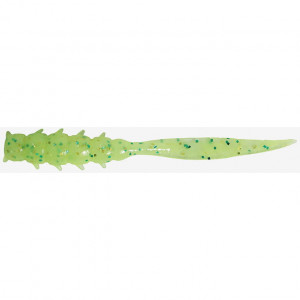 Naluca Jackall Good Meal Skinny, culoare Hot Lime Glow Chartreuse, 5cm, 8buc/plic