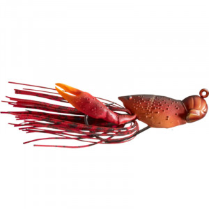 Naluca Livetarget Hollow Crawfish Jig, culoare Red, 4.5cm, 14g