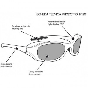 Ochelari polarizati lentila maro P123P Bertoni - Img 6