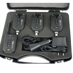 Set 3 avertizori cu statie Carp Pro MaxION