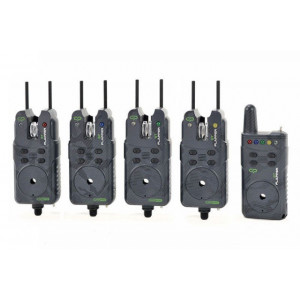 Set 4 avertizori cu statie Carp Pro Flapper Camou