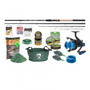 Set Kamasaki Super Method Feeder, Lanseta + Mulineta + Nada + Fir + Montura