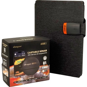 Set Sonar pescuit Deeper Smart Chirp+ 3 + Panou Solar Pliabil 36W