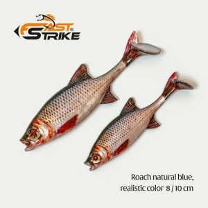 Shad Fast Strike Roach Shad 8cm/5g, culoare RNB