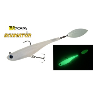 Spinnertail Biwaa Divinator Junior, UV White, 14cm, 22g