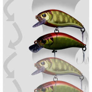 Vobler Jackall Tricoroll Mai 55S, culoare Nawabari Pearl Ayu, 5.5cm, 5.3g - Img 2