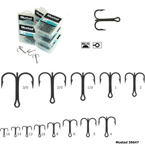 Ancora tripla Mustad nichel - Img 2