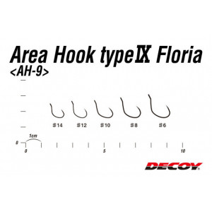 Carlige Area Decoy Type IX Ah-9 Floria Barbless