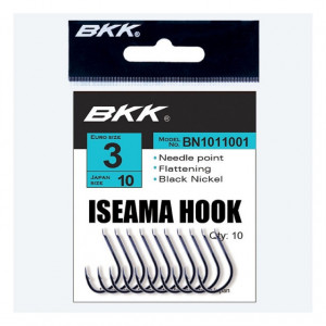 Carlige BKK Iseama Diamond, Black Nickel