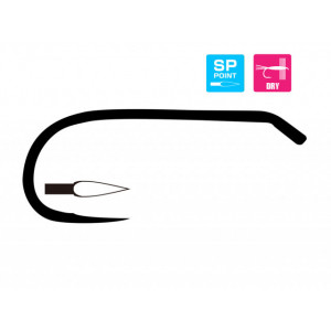 Carlige fly Tiemco TMC100SP-BL, barbless, 20buc