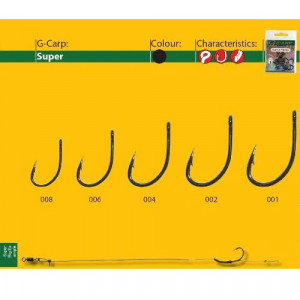 Carlige forjate G-Carp Super BL 10buc/ plic Gamakatsu