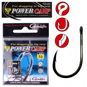 Carlige Gamakatsu Power Carp Ring Eye Black