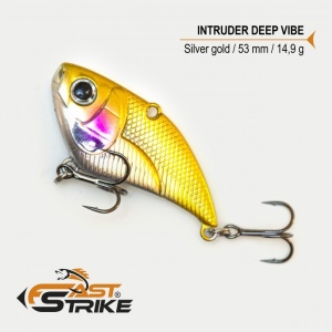 Cicada Fast Strike Intruder Deep Vib, Silver Gold 005, 5.3cm, 14.9g