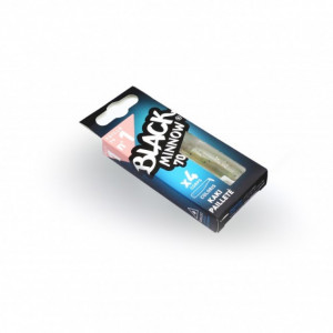 Combo Shad Black Minnow Shore Kaki, 7cm, Cap 6g + Shad Rezerva Fiiish