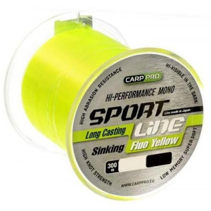 Fir Carp Pro Sport Line, galben-fluo, 300m