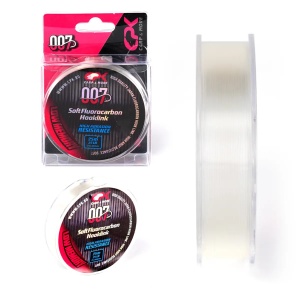 Fir Fluorocarbon CPK Hooklink, Transparent, 25m