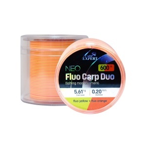 Fir Monofilament Carp Expert Neo Fluo Carp Duo Galben + Portocaliu, 300m - Img 2