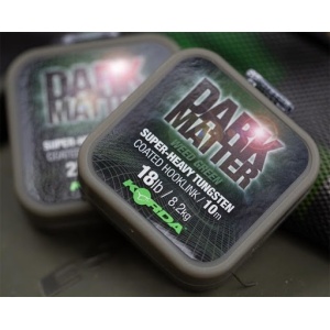 Fir Textil Cu Camasa Korda Dark Matter Super-Heavy Tungsten Coated Hooklink Weed Green, 10m - Img 2
