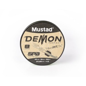 Fir Textil Mustad Demon Perfect Braid 8, 150m, Chartreuse - Img 3