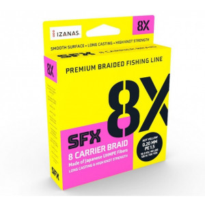 Fir textil Sufix SFX 8 Carrier Braid, Galben, 135m