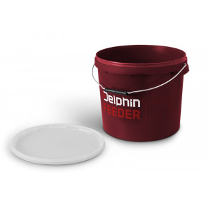 Galeata Rotunda Delphin Feeder pentru Nada + Capac, 17 Litri - Img 2